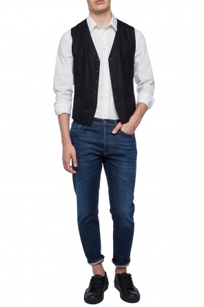Vest with a raw finish, zdjęcie 2 Vest with a raw finish od Emporio Armani